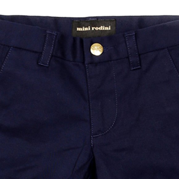 Mini Rodini Chino Shorts Navy - Picture 3 of 5